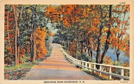 KEARSAGE NEW HAMPSHIRE GREETINGS FROM 1937 POSTCARD - $10.47