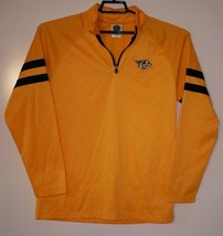 Men's Nashville Predators 1/4 Zip Pullover Shirt Size S Small NHL - £15.68 GBP