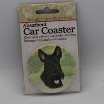 Super Absorbent Car Coaster - Dog - Scottish Terrier - $5.44