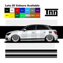 For Audi A1 S1 RS1 Side Stripes Graphics Stickers Sticker Graphic Vinyl ... - $39.99