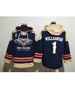 Men&#39;s New Orleans Pelicans #1 Zion Williamson Navy Ageless Must-Have Lac... - $1,440.35 MXN