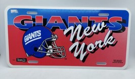 Vintage NFL New York Giant Plastic Novelty License Plate 1994 Tag Express - $14.84