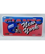 Vintage NFL New York Giant Plastic Novelty License Plate 1994 Tag Express - $20.35 CAD