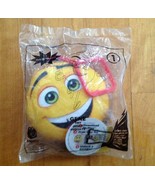 McDonald&#39;s Emoji Movie Happy Meal Plush Toy #1 GENE Factory Sealed 2017 - £7.13 GBP