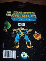 Vintage Style The Infinity Gauntlet #4 Thanos Marvel Comics T-Shirt Mens Xl - £15.82 GBP