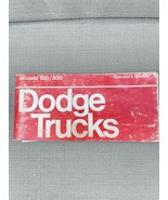 Vintage Dodge Truck Models 100–300 Owner’s Manual – Original Factory Guide - $14.29 CAD