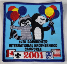 2001 Dorchester International Brotherhood Camporee Boy Scouts Patch Canada Usa - £12.50 GBP