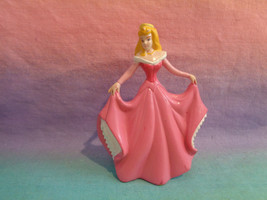 Disney Store Sleeping Beauty Aurora Pink Dress PVC Figure Cake / Topper - $3.35