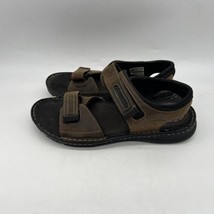 ROCKPORT Mens Brown Leather Upper Sandals Trutech Lightweight Size 9.5 - $32.67