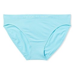 XXL Artic Sky Celeste Turquoise Blue LOGO Seamless Victorias Secret Bikini Panty - £8.62 GBP