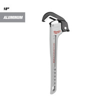 Milwaukee 48-22-7418 18&quot; Aluminum Self-Adjusting Pipe Wrench - £103.07 GBP