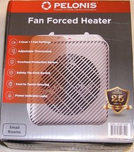 Pelonis 1500 Watt Fan Forced Space Heater, 3 Heat 1 Fan Setting - $24.99