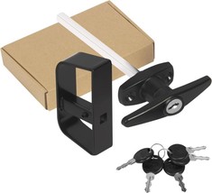 Shed Door Latch T-Handle Lock Kit with 5 Keys, 4-1/2&quot; Stem Storage Barn ... - $24.80