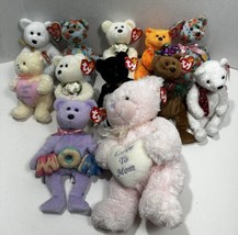 Ty Beanie Babies Lot of 13 Vintage Beanie Babies 90s 2000’s The End And More - £27.33 GBP