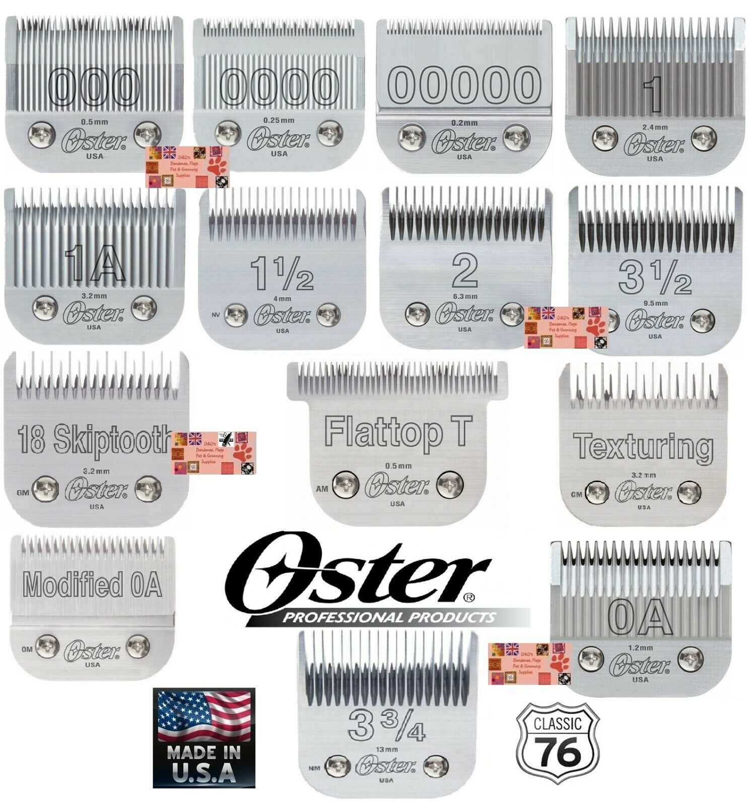 Primary image for OSTER Cryogen X Detachable Clipper Blade*Fit 76,Turbo 111,Octane,Model 10,Primo