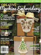 Creative Machine Embroidery 2013 Nov/Dec Xmas Ornaments Log Carrier Oven... - $5.00