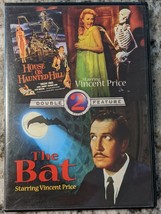 The Bat + House On Haunted Hill Dvd Vincent Price Classic Horror Double Feature - £7.15 GBP