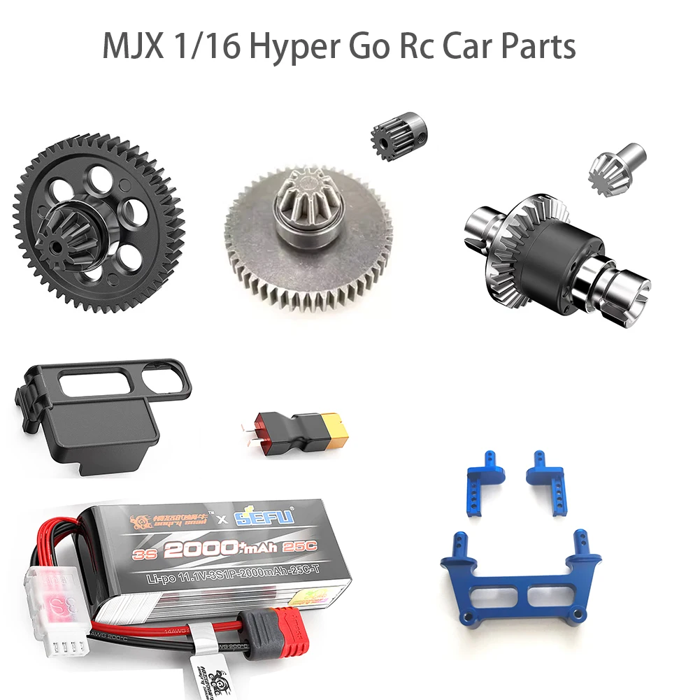 Rc Cars Parts Compatible with MJX 1/16 16208 16209 16210 Hyper GO H16BM H16GT - £10.18 GBP+