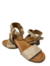 MIZ MOOZ WOMEN&#39;S ANKLE CLOSURE  SANDALS  SAND 37EU / 7US  # A-13 - $88.11