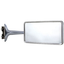 Rectangle Long Arm Peep Glass Mirror Outside Side Rear View Door Hot Rod Single - £10.63 GBP