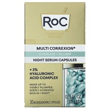 ROC Skincare Multi Correxion Hydrate + Plump Serum Hyaluronic Acid 30 Capsules - £10.57 GBP