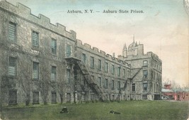 Auburn State Prison Auburn Ny Posted 1907 To Pa Postcard 1 Cent Stamp B27 - £5.62 GBP