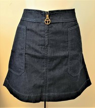 Tory Burch Denim A-Line Skirt Sz-12 - £79.07 GBP