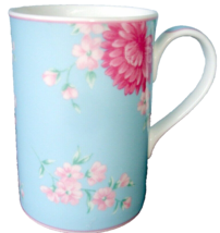 Royal Albert Adora Blue Coffee Tea Mug Pink Floral 9oz Bone China 4&quot;H Ne... - £14.71 GBP