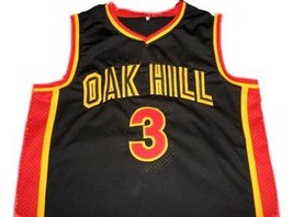 Brandon Jennings #3 Oak Hill High School Basketball Jersey Black Any Size - £27.96 GBP