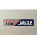 VTG 1988 Bill Elliott #9 Coors NASCAR Winston Cup Champion Bumper Sticke... - £6.05 GBP