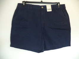 Men&#39;s Indigo Covington Hiker Shorts. Size 42. 100% Cotton. Side Elastic. - £13.23 GBP