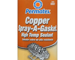 Permatex Copper Spray A Gasket High Temp Sealant for Cylinder Heads / Ex... - £12.86 GBP