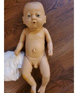 Anatomically Correct Life-like Newborn Baby Boy Doll Vinyl  -  17&quot;  + Di... - £22.80 GBP