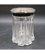 Antique Fostoria c.1908 Long Buttress Dresser Jar Humidor w/Silver Plate... - $1,699.35 MXN