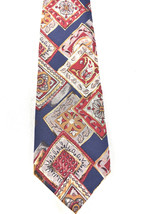 Christian Dior Mens Monsieur Floral Paisley Silk Necktie Tie made In USA Vintage - £19.77 GBP