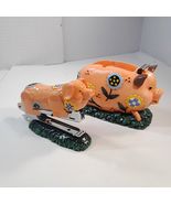 Ranger International Pig Stapler &amp; Tape Dispenser whimsy floral farm ani... - $880.51 MXN