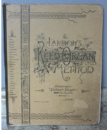 Antique  Landon’s Reed Organ Method song music book hardcover 1891 - $11.75