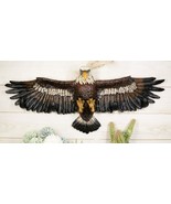 Patriotic American Majestic Bald Eagle With Open Wings Wall Decor Plaque... - $76.54 CAD
