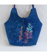 Tropical Tantrum Women Batik Purse Tie Dye Beaded Handle Tote Bag Hawaii - £18.71 GBP