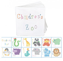 Jack Dempsey Needle Art Childrens Zoo Cloth Nursery Book - £7.80 GBP