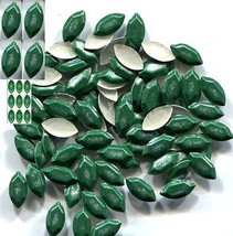 OVAL Rhinestuds 4x8mm  Hot Fix  GREEN  Pearl Color    2 Gross  288 Pieces - £9.08 GBP