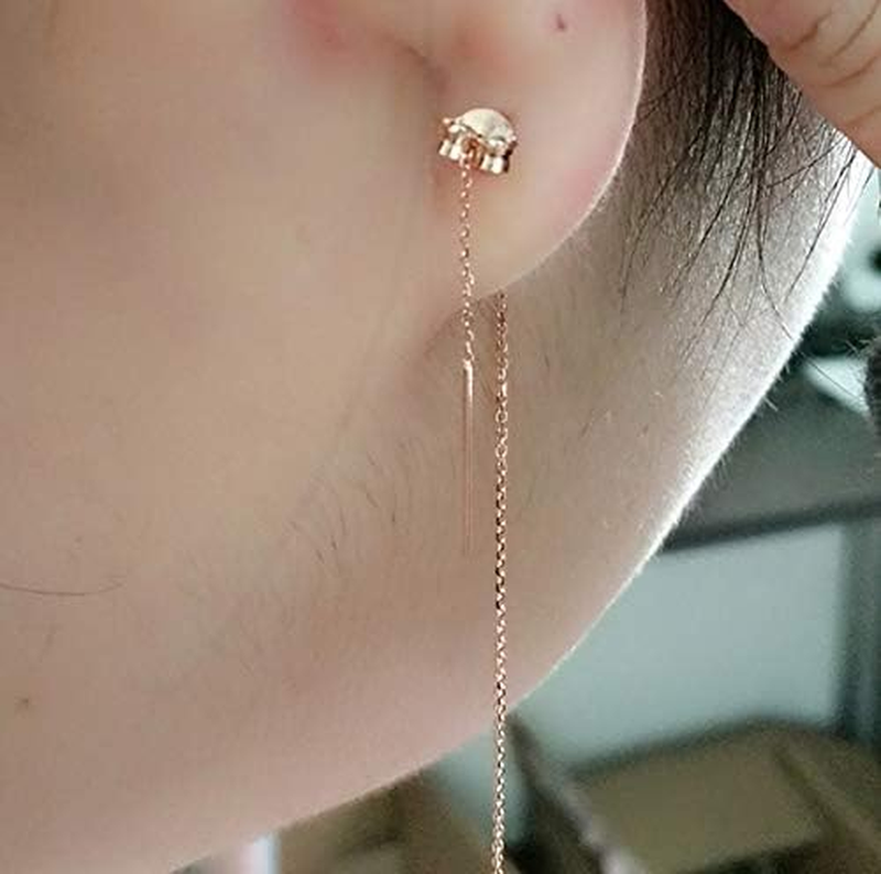 14K Gold Earring Backs - 6 Piece Replacement Yellow Gold Ear Locking for Stud Ea Item image 7