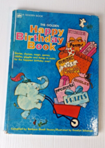 The Golden Happy Birthday Book Barbara Shook Hazen/Rosalyn Schanzer Hc 1976 - £3.94 GBP