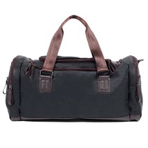 15.6&quot; Laptop Holder Bag Men&#39;s Leather Travel Bag Luggage Waterproof duffel bag - £65.30 GBP