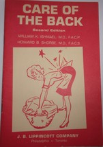 Vintage Care Of The Back 2nd Edition Booklet by William K Ishmael MD 1969 - $2.99