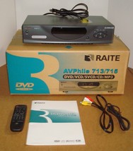 RAITE AVPHILE 715  DVD/VCD/SVCD/CD/MP-3 PLAYER UNLOCKED W/BOX REMOTE INS... - $74.95