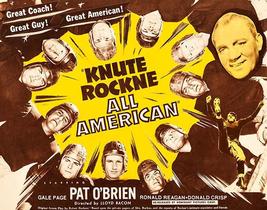 Knute Rockne All American - 1956 - Movie Poster Magnet - £9.48 GBP