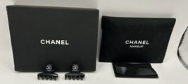 Chanel Hairpin Hair Accessory &amp; Pouch Rare Limited Hair Clip &amp; Bobby-pin... - £35.74 GBP