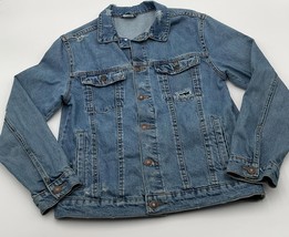 Zara distressed Denim jacket boys 13-14 unisex - $21.78