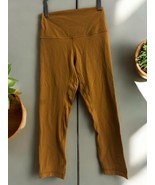 Lululemon Women&#39;s Tan Leggings Size 4 Athleisure Yoga Gym Pants - $42.33 CAD